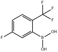 5-氟-2-(三氟甲基)苯硼酸 结构式