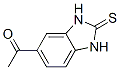 Ethanone, 1-(2,3-dihydro-2-thioxo-1H-benzimidazol-5-yl)- (9CI) 结构式