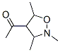 Ethanone, 1-(2,3,5-trimethyl-4-isoxazolidinyl)- (9CI) 结构式