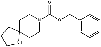 1,8-Diazaspiro[4.5]decane-8-carboxylic acid, phenylMethyl ester 结构式