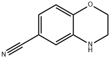 3,4-二氢-2H-苯并[B][1,4]恶嗪-6-甲腈 结构式