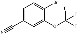 4-溴-3-三氟甲氧基苯腈 结构式