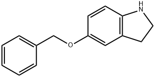 5-苄氧基吲哚啉 结构式
