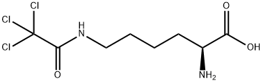 N(epsilon)-(trichloroacetyl)lysine 结构式