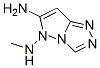 5H-Pyrazolo[5,1-c]-1,2,4-triazole-5,6-diamine,  N5-methyl- 结构式