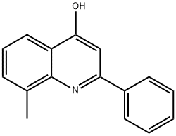 4-HYDROXY-8-METHYL-2-PHENYLQUINOLINE 结构式