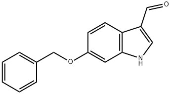 6-苄氧基吲哚-3-甲醛 结构式
