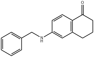 6-(苄氨基)-3,4-二氢萘-1(2H)-酮 结构式