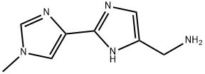 [2,4-Bi-1H-imidazole]-5-methanamine,  1-methyl- 结构式