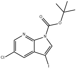 5-Chloro-3-iodo-pyrrolo[2,3-b]pyridine-1-carboxylicacidtert-butylester