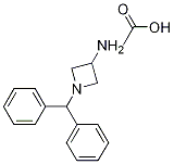 1-二苯基甲基氮杂啶-3-乙酸胺 结构式