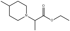 2-(4-甲基哌啶-1-基)丙酸乙酯 结构式