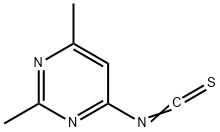 4-异硫氰基-2,6-二甲基嘧啶 结构式