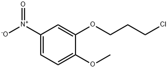 2-(3-氯丙氧基)-1-甲氧基-4-硝基苯 结构式