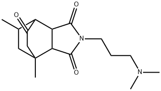 4,7-Ethano-1H-isoindole-1,3,5(2H,4H)-trione,  2-[3-(dimethylamino)propyl]tetrahydro-7,9-dimethyl- 结构式