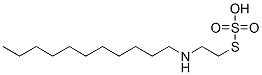 Thiosulfuric acid hydrogen S-[2-(undecylamino)ethyl] ester 结构式