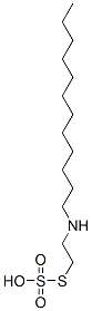 Thiosulfuric acid hydrogen S-[2-(dodecylamino)ethyl] ester 结构式