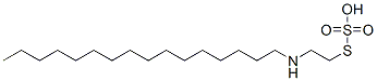 Thiosulfuric acid hydrogen S-[2-(hexadecylamino)ethyl] ester 结构式