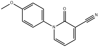 2-氰基-1-(4-甲氧基苯基)-2(1H)-吡啶酮 结构式