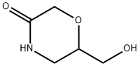 6-(羟基甲基)吗啉-3-酮 结构式