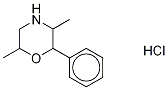 3,6-二甲基-2-苯基吗啉 结构式