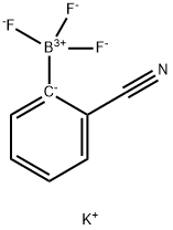 (2-氰基苯基)三氟硼酸钾 结构式