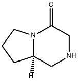 (8AR)-六氢吡咯并[1,2-A]吡嗪-4(1H)-酮 结构式