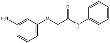 2-(3-氨基苯氧基)-N-苯基乙酰胺 结构式