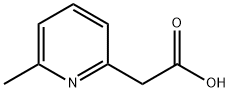 6-甲基吡啶-2-乙酸 结构式