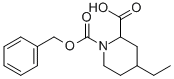 4-ETHYL-PIPERIDINE-1,2-DICARBOXYLIC ACID 1-BENZYL ESTER 结构式