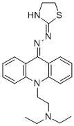 10-(2-(Diethylamino)ethyl)-9(10H)-acridinone(thiazolidin-2-ylidene)hyd razone 结构式