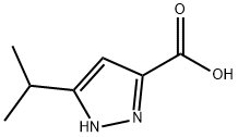 5-异丙基吡唑-3-甲酸 结构式