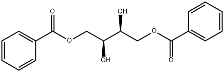 (2S,3S)-二苯甲酸-(1,2,3,4-丁四醇)-1,4-二酯 结构式