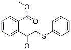 Methyl 2-(2-(phenylthio)acetyl)benzoate 结构式