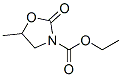 3-Oxazolidinecarboxylic  acid,  5-methyl-2-oxo-,  ethyl  ester 结构式