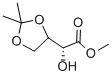 3,4-O-异丙叉-L-苏酮酸甲酯 结构式