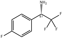 (1S)-2,2,2-三氟-1-(4-氟苯基)乙胺 结构式