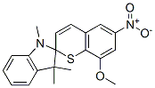 8'-METHOXY-1,3,3-TRIMETHYL-6'-NITROSPIRO[INDOLINE-2,2'-THIOCHROMENE] 结构式