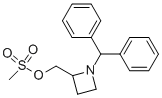 1-BENZHYDRYL-2-METHANESULFONYLOXYMETHYL-AZETIDINE 结构式