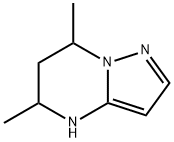 5,7-二甲基-4,5,6,7-四氢吡唑并[1,5-A]嘧啶 结构式