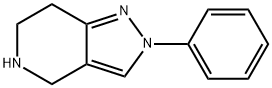 2-苯基-4,5,6,7-四氢-2H-吡唑[4,3-C]吡啶 结构式