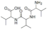 2-[[2-[(2-amino-3-methyl-butanoyl)amino]-3-methyl-butanoyl]amino]-3-methyl-butanoic acid 结构式