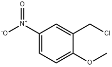 2-(CHLOROMETHYL)-1-METHOXY-4-NITROBENZENE 结构式