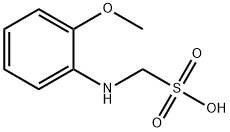 [(2-methoxyphenyl)amino]methanesulphonic acid 结构式