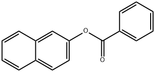 苯甲酸萘酚酯 结构式