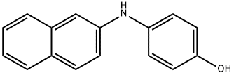 N-(对羟基苯基)-2-萘胺 结构式