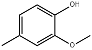 2-甲氧基-4-甲基苯酚 结构式