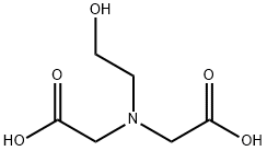 N-羟乙基亚胺二乙酸 结构式