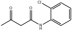 2'-氯-N-乙酰乙酰苯胺 结构式