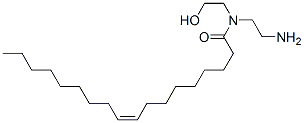 (Z)-N-(2-aminoethyl)-N-(2-hydroxyethyl)-9-octadecenamide 结构式